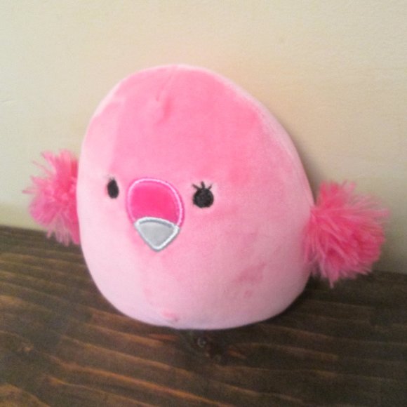 Squishmallows Other - Squishmallows Cookie the Flamingo Plush 5" Kellytoy Pink Soft Stuffed Animal